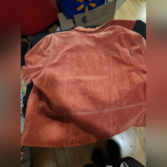 CJ Banks Rust Suede Jacket - Picture 6 of 6